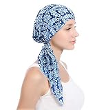 ☀ Cáncer Chemo Hat Circunferencia de la cabeza: 55-60cm. Con banda elástica, fácil de usar y no deslizante