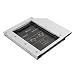 Produktbild ORICO 2,5" Festplattenrahmen Caddy auf 12,7 mm Notebook CD-/DVD-ROM Adapter, für 5 / 7 / 9,5 / 12,5 mm 2nd HDD oder SSD, Aluminium, mit Schraubendreher