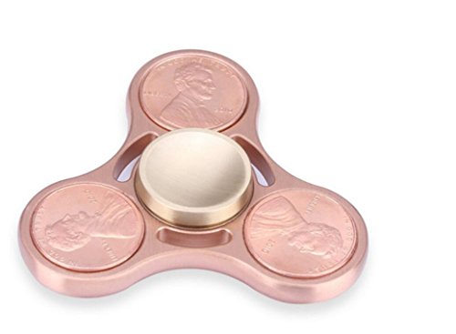 HaoYiShang Hand Fidget Spinner Novelty Toy EDC ADHD Focus Finger Toy Stress and Anxiety Relief Ultra Durable High Speed 3-5 Min Spins Brass Material HaoYiShang Hand Fidget Spinner Novelty Toy EDC ADHD Focus Finger Toy Stress and Anxiety Relief Ultra Durable High Speed 3-5 Min Spins Brass Material