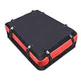 RES RESISTENCIA AL AGUA】 2 tipos de medidas de protección, la bolsa portaequipajes fabricada por la rejilla de la carpeta 500D después de presionar por alta frecuencia desde el refino hasta una superficie densa y compacta, junto con cremalleras invisibles y etiquetas mágicas bien diseñadas que protegen su equipaje contra la lluvia arena, nieve, viento y sol