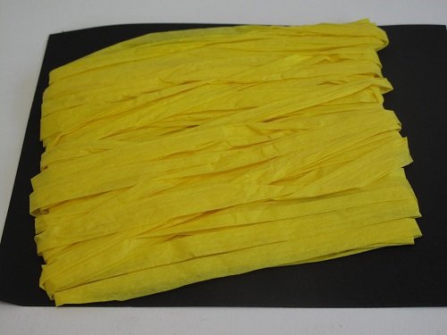 Jackdaw Express 1 x 10m Paper Raffia 8 Colours to choose from Ribbon Decoration, Arts & Crafts (Yellow 266953)