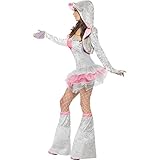 Sexy Mäusekostüm silber-pink S 36/38 Maus Kostüm Dreamgirlz Mauskostüm Plüsch Tierkostüm Mäuse Damenkostüm -