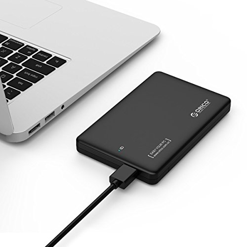 ORICO 9,5mm&7mm 2,5″ SATA SSD HDD USB 3.0 Externes Festplattengehäuse mit USB3.0 Kabel(60CM) Werkzeuglose HDD Installation - 7