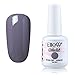 Elite99 UV LED Nail Gel Polish Nail Art Soak Off Varnish Manicure 15ml Light Grey (1587)