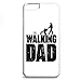 Produktbild Smartcover Case The Walking dad z.B. für Iphone 5 / 5S, Iphone 6 / 6S, Samsung S6 und S6 EDGE mit griffigem Gummirand und coolem Print, Smartphone Hülle:Iphone 6 / 6S weiss