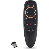 Infomax Kablosuz Air Mouse, Google Asistan Uyumlu Sesli Kumanda, 2.4GHz USB Alıcılı, 6 Eksenli Jiroskop, IR &Ouml;ğrenme &Ouml;zellikli