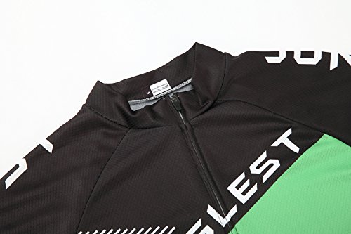 [Größe:S-5XL][option:Trägerhose,3D 2.8cm Sitzpolster] Fahrrad Trikot Langarm Radhose Radtrikot Fahrradbekleidung Herren Männer Hemd mit lange Ärmeln Set Cycling OutdoorTrikots Windjacke Neue - 2