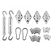 Produktbild T TOOYFUL Sonnensegel Hardware Kit Super Heavy Duty Für Rechteckige Und Quadratische Sonnensegel, Größen Zur Auswahl - M6 klein