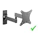 Produktbild FULL MOTION universale PC Monitor Fernseher TV Wandhalterung Halterung neigbar schwenkbar drehbar für 17 - 27 Zoll VESA-Norm 75x75 100x100 passend für Acer Alphatronics Akai AOC Asus BenQ BLAUPUNKT CHANGHONG CMX Dell Dyon Eizo Fujitsu Funai Grundig Haier HANNSpree Hewlett-Packard HP Hisense Hitachi Jay-tech KENDO Lenco Lenovo LG Liyama Medion Metz NEC Neovo Odys OK Orion Packard Bell Panasonic Philips Pioneer RefleXion Samsung Schaub Lorenz SEG Sharp Sony TCL Telefunken Thomson Toshiba etc
