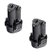 Produktbild 2x MTEC Akku 1500mAh 16Wh 10,8V für Makita BL1013 BL1014 BL101 194550-6 194551-4 194588-1 195332-9