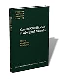 Front cover for the book Nominal classification in aboriginal Australia by Mark Harvey