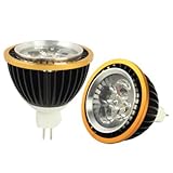 MR16 5W LED Strahler Lampe, 5 LED, Weißlicht, 3500-6000K, AC 85-265V (Grau)