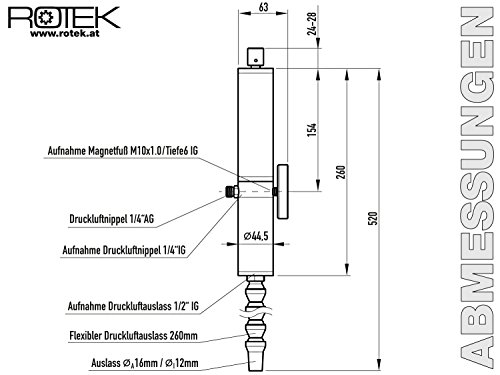 Rotek Wirbelrohr Druckluftkühler – nur mit Druckluft (ohne Zusatzkühlmittel) kühlen - 6