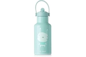 JANE Jané Thermos Liquidi Neonato, Bevande 12 Ore Calde e 24 Ore Fredde, Acciaio Inox, 350 ml, Senza BPA, Verde