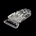 Resin Pacifier Holder Badge Dummy Clips Crafting Supplies 39 x 16mm Pack of 10 Clear