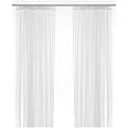 Ikea - Net curtains - White, 280 x 250 cm , Comprises: 2 net curtains.