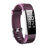 Toksum® Boost 2® Slim Fitness Tracker Smart Armband | tragbar Touch Bildschirm Wasserdicht Activity Tracker Schrittzähler Armbanduhr Armband mit Sleep Monitor | für Kinder, Damen und Herren | für iPhone & Android