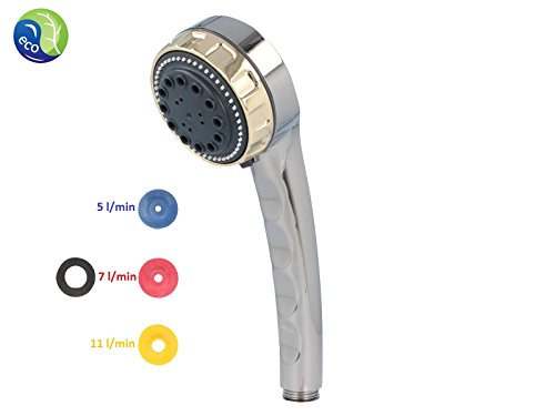 tecuro Handbrause ew-color - aranja/gold - 3-fach umstellbar