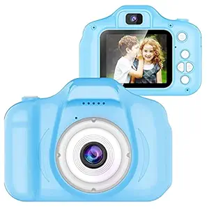Wembley Toys Digital Camera, Recorder Camera 800w HD 2.0 Inch Color IPS Display Screen Video Front and Rear Camera for Kids, Best Birthday Gift Toy for Girls and Boys, Age 3-10 Years (Blue)