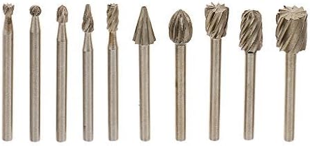 Nopea Mini Woodworking Wood Engraving Tool Nail Engraving Cutter Can Be Used On Wood, Plastic and other Soft Metals Sculpture Operations Pack of 10)