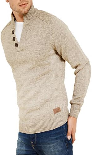 Threadbare Mens Voyager Shawl Sweater Dover MARL - XX Large