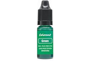 SURAKEY Colorant Liquide De Bougie 20 Couleurs 10ML Colorant Liquide Cire de Bougie Savon Essence Résine Décoration Colorant pour Bricolage, Cire de Soja, Cire Abeille, Cire Gel, Cire Paraffine, Vert foncé