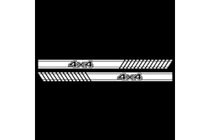 HUAMENGYUAN 2 pezzi decalcomanie adesive per auto,adesivo per gonna laterale adesivo in vinile grafico 4x4 creativo,adesivo per gonna laterale porta a righe,adesivo per auto,per auto/da corsa/camion pick-up