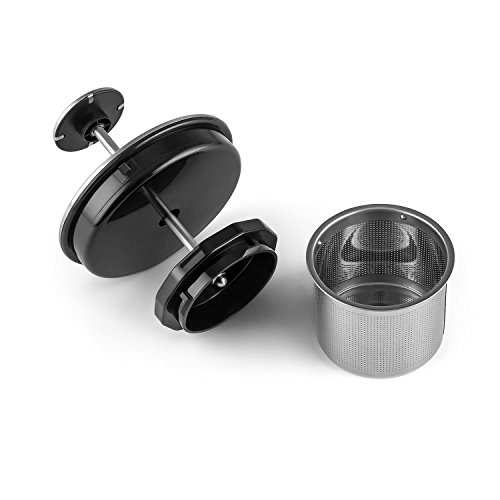 Klarstein • Assam Express 2-in-1 • Wasserkocher • Teekocher • Edelstahl-Sieb • bis zu 1,5 Liter • 1500 Watt • kabellos • einstellbare Temperatur • Cool-Touch-Griff • Basisstation mit Kabelaufwicklung • Trockengehschutz • Abschaltautomatik • silber - 6