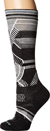 Smartwool PhD Ski Chaussettes Femme, Charcoal, FR : L (Taille Fabricant : L)