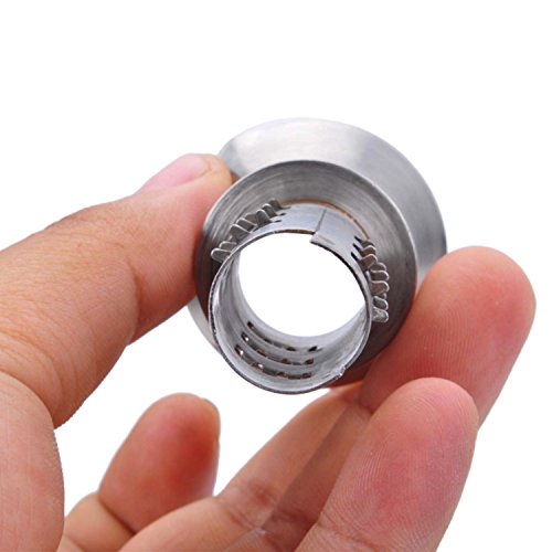 Best Utensilien Edelstahl Manuelle Zitruspresse Squeezer Reibahle 18/8 Edelstahl Hand Held Zitruspresse und Zitrone Ausgießer - 8