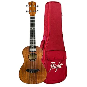 Flight Designer Series Juliana Acacia 4 Strings Concert Ukulele, with Gig Bag, (Natural)