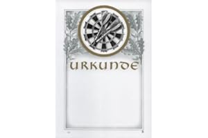 Albert Hoffmann Urkundenverlag Darts / 500/1191 / / PC-Urkunden (170 g/m²) 10 Stk