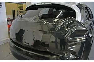 SPEEDWERK-MOTORWEAR STRETCHABLE Chrom SCHWARZ für 3D Verklebung Wrapping, Spiegelfolie, Chromfolie Farbmuster 10cm x 10cm