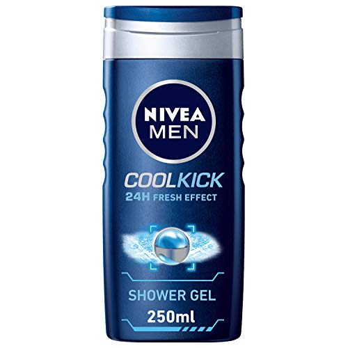 NIVEA MEN Hair, Face & Body Wash, Cool Kick Shower Gel, 250ml RS.150.00