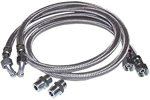 DIFF Flessibile gasolio - 2 x flessibili a gomito 1000mm con 2 raccordi