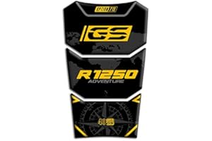 AZGRAPHISHOP Protège-réservoir en résine 3D, compatible avec BMW R 1250 GS Adventure 2021 GP-702 (40ème anniversaire)