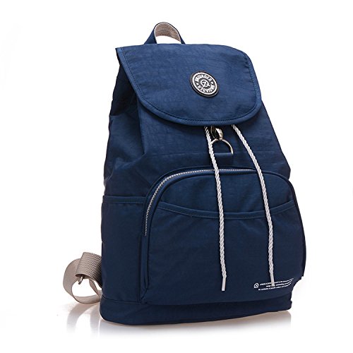 Outreo Rucksack Damen Rucksäcke Wasserdicht Schulrucksack Leichter Tasche Schultaschen Daypack Kordelzug Reisetasche Schul Backpack für Lässige - 2