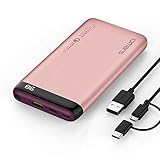 power bank 12000mah amazon 【Universelle Anschlussmöglichkeit】 Durch USB-A und USB Type C mit effizienter und zukunftsorientierter Ladetechnologie, beide mit der Schnellladefunktion, kann man fast alle Handys laden (Ladung zwei Geräts via USB A und Type C zu gleicher Zeit möglich). Derart ist sogar Ihr Laptop mit normaler Geschwindigkeit zu laden. Wiederaufladbar ist die Powerbank einfach durch Type C oder Micro USB Port.