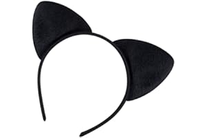 KOMUNJ Katzenohren Stirnband, Katze Haarbänder Haarschmuck, für Mädchen Damen Kostüm Parteien Deko, 1 Pcs