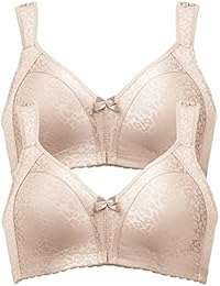 Naturana - Sujetadores reductores para Mujer 5252 (Pack de 2)