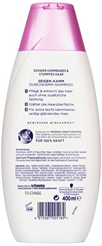 Schauma Seiden-Kamm Durchkämm-Shampoo, 2er Pack (2 x 400 ml) - 2