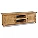 Produktbild Festnight TV-Lowboard TV-Bank Fernsehschrank Fernsehtisch Massivholz Teak 120×30×40 cm