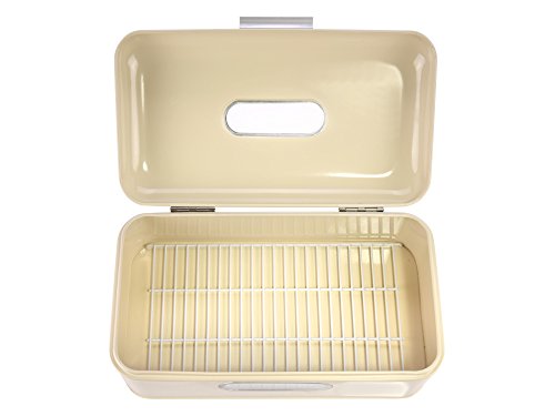 Bluespoon Brotkasten aus Metall | Einzigartiges Retro-Design | Dank der Sichtfenster sehen Sie schon von außen, was sich im Kasten befindet | Mit praktischen Gitter für eine optimale Luftzirkulation - 3