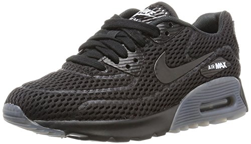 Nike W Air Max 90 Ultra Br, Baskets Femme, Noir (Nero (Black/Black/White) Black/Black/White, 36.5 EU
