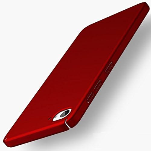 Apanphy ZUK Z2 Case [High Quality] [Ultra Slim] [Hard Silky] [Scrub Shell] [Full Protection] [Rear Skin Feel] Cover For ZUK Z2 Red