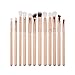 Jamicy® 12Pcs Mini Cosmetic Eyebrow Eyeshadow Brush Makeup Brush Sets Kits Tools
