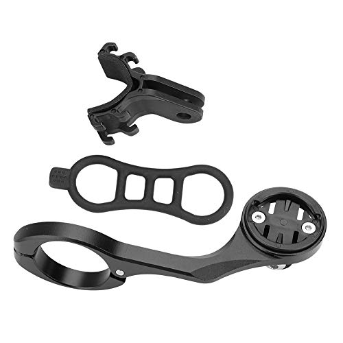 Dilwe Stem Extension Mount, Bike Computer Action Camera Extension Mount with Light Bracket
