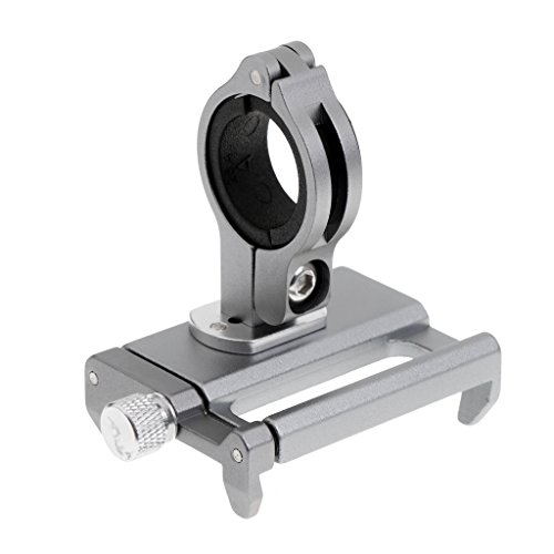 MagiDeal Universal Handy Halterung Drehbar Alu Geeignet FÃ¼r Fahrrad MTB Lenker - Silber