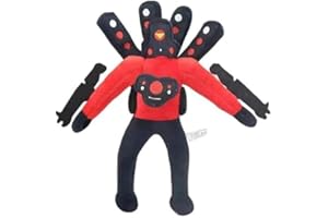 GUUIESMU Titan Drillman Plush,Upgraded Titan Speakman Plush,Titan Clockman Plush, New Upgraded Titan Cameraman Plush,Upgraded Titan TV Man Plush For Fans Kids Halloween Christmas Birthday Gift (A)