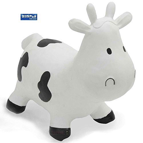 Skippy the Bouncy Space Hopper Cow, White
